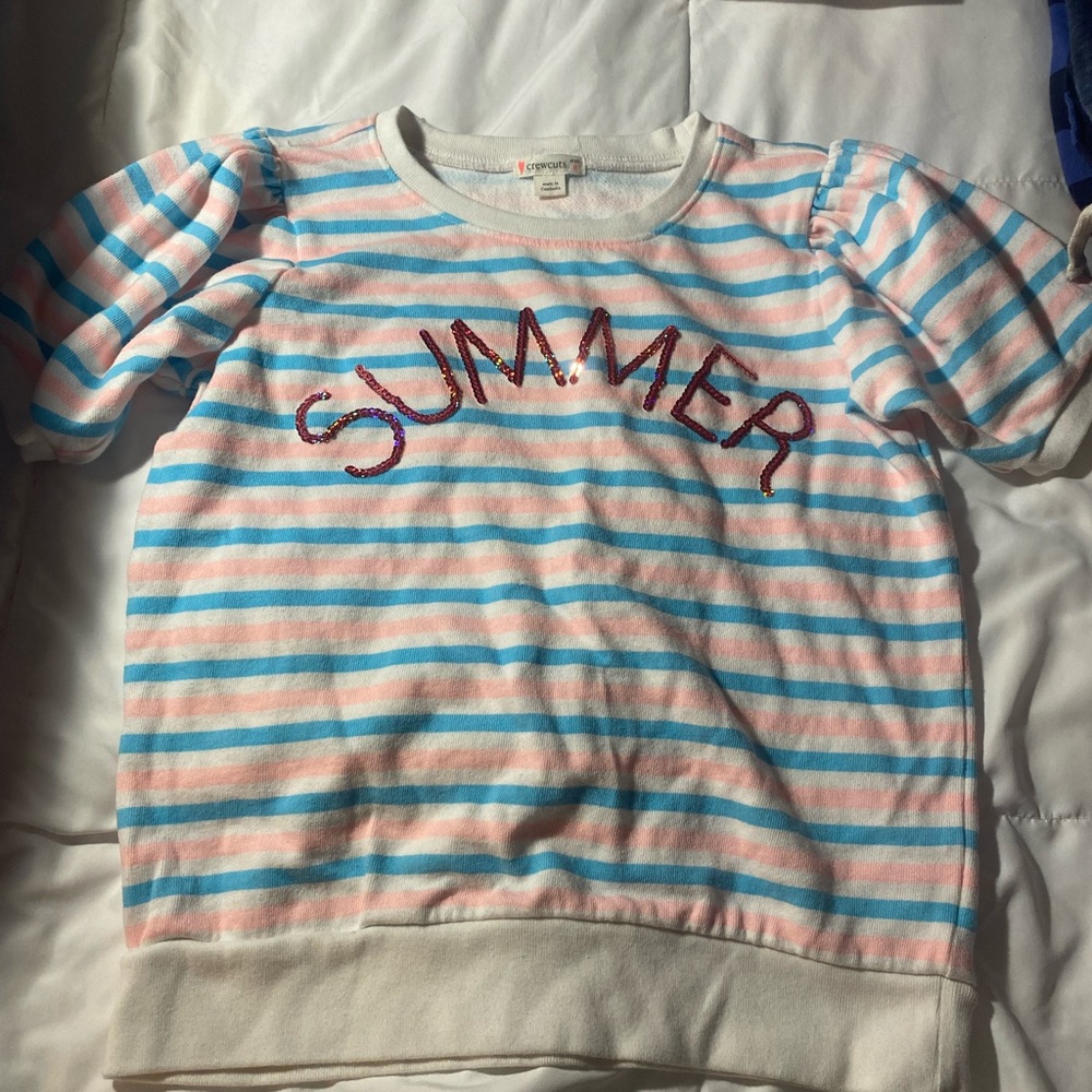 Girls crewcuts short sleeve top